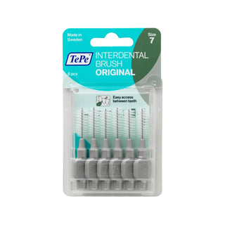 Tepe Interdental Brushes, Gray 1.3 mm - Pack of 6 for Effective Oral Hygiene Tepe Interdental Brushes 1.3 mm - Improve Oral Hygiene interdental brush, Tepe brand, 1.3 mm interdental brush, gray interdental brushes, pack of 6 interdental brushes, oral hygiene tools, dental care, oral health, interdental cleaning, dental hygiene products