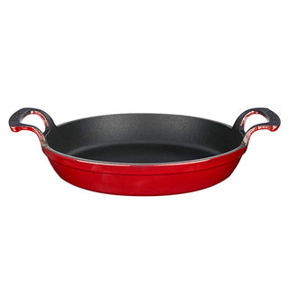 lava red cast iron skillet 20cm, LAVA cookware in lava red color, round cast iron skillet for cooking enthusiasts LAVA Red Cast Iron Skillet - 20 cm Round Dish for Home Chefs and Cooking Enthusiasts LAVA Red Cast Iron Skillet – 20 cm lava, cast-iron-skillet, kitchen-cookware, home-chefs, cooking-enthusiasts, sustainable-cooking, dinnerware, emal-coated-skillet, high-quality-cookware, ai-generated