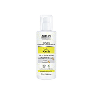 Mixup! Only Curls Hair Serum - Nourishing Peptide & L-Carnitine Formula for Curly & Wavy Hair Mixup! Only Curls Hair Serum - Nourishing & Moisturizing curly hair serum, hair care for wavy hair, peptide hair treatment, L-Carnitine hair serum, moisturizing hair serum, hair nourishment, frizz reduction, curly hair care, wavy hair care, hair growth promotion, healthy hair products