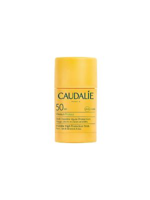 Caudalie Vinosun Protect SPF 50 Sunscreen Stick: Invisible, Vegan & Fragrance-Free High Protection for Face, Lips & Sens