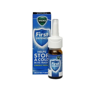 Vicks First Defence Nasal Spray 15ml - Cold and Flu Relief for Adults and Children Over 12