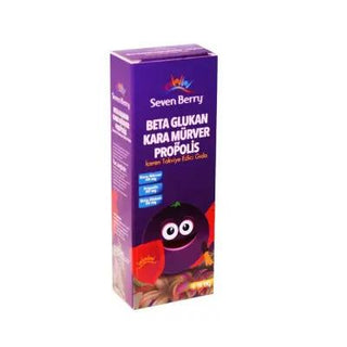 seven-berry-beta-glukan-syrup-150ml, natural-berry-syrup-with-propolis Seven Berry Beta Glukan Syrup | 150 ml Seven Berry Beta Glukan Syrup - 150 ml beta-glukan, berry-syrup, propolis, health-supplement, immune-support, natural-ingredients, ai-generated, throat-soother, antioxidants, wellness-product