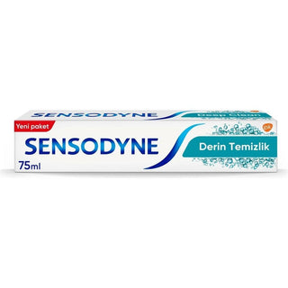 sensodyne deep cleaning toothpaste 75ml, sensitive teeth protection toothpaste Sensodyne Deep Cleaning Toothpaste - Strong Teeth | 75 ml Sensodyne Deep Cleaning Toothpaste | 75 ml sensodyne, toothpaste, sensitive-teeth, adult-care, oral-hygiene, deep-cleaning, teeth-whitening, gum-health, ai-generated, strong-teeth