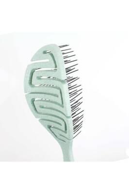 nascita pro vegan hair brush mint green, ergonomic hair brush for easy detangling, flexible bristles vegan hair brush Nascita Pro Vegan Hair Brush - 07 Mint Green | Ergonomic Design Nascita Pro Vegan Hair Brush - Mint Green nascita, vegan-hair-brush, ergonomic-hair-tools, hair-care, detangling-brush, healthy-hair, sustainable-beauty, hair-care-enthusiasts, ai-generated, mint-green-brush