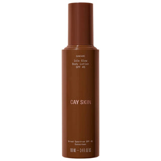 CAY SKIN Isle Glow Body Lotion Sunscreen SPF 45 - Hydrating, Vegan, Cruelty-Free Body Care with Sea Moss & Cocoa Seed Butter CAY SKIN Isle Glow Body Lotion Sunscreen SPF 45 - Vegan & Hydrating body lotion sunscreen, SPF 45, sea moss skincare, cocoa seed butter benefits, vegan skincare products, gluten-free body care, cruelty-free cosmetics, eco-friendly skincare, radiant skin, sun protection, hydration, Normal skin, Dry skin, Combination skin, Oily skin, pearlescent glow, lightweight body sunscreen
