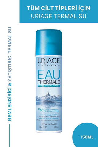Uriage Eau Thermale Thermal Spring Water Spray - Natural Hydrating Skincare for Sensitive Skin, 5.07 fl oz