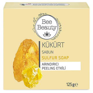 Bee Beauty Sulfur Soap Bar 125g - Natural Acne Treatment & Antibacterial Skincare Bee Beauty Sulfur Soap Bar - Natural Acne Treatment Sulfur soap, Natural skincare, Acne treatment, Antibacterial soap, Peeling soap, Skincare routine, Acne-prone skin, Natural acne treatment, Skin health, Antibacterial skincare, Skincare products, Bee Beauty