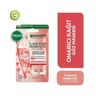 Garnier Probiotic Derivative Eye Mask - Hydrating, Vegan, Sensitive Skin Friendly Face Mask for Under-Eye Care Garnier Probiotic Eye Mask - Hydrating & Vegan probiotic face mask, vegan skincare, under-eye care, hydrating face mask, sensitive skin friendly, Garnier, face masks, skincare, eye care, cruelty-free, natural beauty, beauty products, skincare routine, dark circle treatment, fine line reduction
