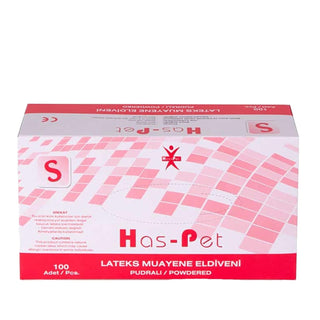 Has-Pet Latex Examination Gloves Powdered Small 100 Count - Medical Grade, Disposable, and Comfortable Fit Has-Pet Latex Examination Gloves - Powdered Small 100 Count latex examination gloves, powdered gloves, medical gloves, disposable gloves, small size gloves, medical professionals, healthcare facilities, protective gear, hygiene, comfort, medical grade, Has-Pet