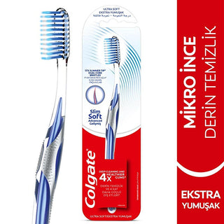 Colgate Advanced Manual Toothbrush with Mikro İnce Bristles - Gentle on Gums, Deep Cleaning Colgate Advanced Toothbrush - Gentle on Gums Manual Toothbrush, Advanced Bristle Design, Gentle on Gums, Deep Cleaning Toothbrush, Oral Hygiene Tool, Colgate, Toothbrush, Oral Care, Gum Health, Sensitive Gums, Daily Oral Hygiene, Effective Cleaning, Healthy Smile