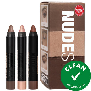 Matte Eye Trio by [Brand Name] - 3-in-1 Eye Makeup Kit for Versatile, Portable Looks Matte Eye Trio: 3-in-1 Eye Makeup Kit eye makeup kit, portable makeup, matte eye pencils, luminous eye pencils, travel-friendly cosmetics, makeup essentials, beauty on-the-go, versatile makeup, natural eye looks, glamorous eye looks