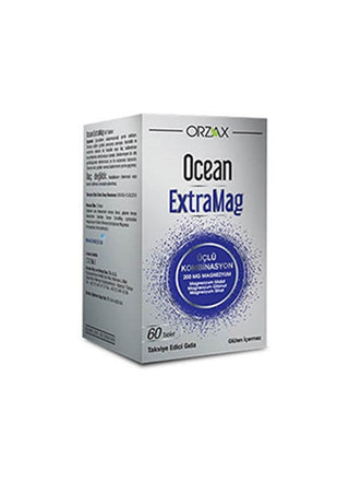 ocean-extramag-60-tablets-bottle, ocean-extramag-60-tablets-supplement-details Orzaks Ocean ExtraMag - Magnesium Supplement | 60 Tablets Orzaks Ocean ExtraMag - Magnesium Supplement | 60 Tablets ocean-extramag, magnesium-supplement, orzaks, health-supplements, dietary-supplements, energy-support, adults-supplement, vitamins-and-minerals, ai-generated, wellness