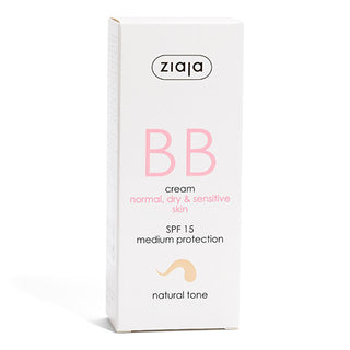 Ziaja Natural BB Cream SPF 15: Hydrating Light Coverage for Dry & Sensitive Skin - Vegan Formula with Hyaluronic Acid Ziaja BB Cream SPF 15: Natural, Hydrating, Light Coverage BB cream, natural BB cream, dry skin BB cream, sensitive skin BB cream, SPF 15 BB cream, hyaluronic acid BB cream, vegan BB cream, moisturizing BB cream, light coverage BB cream, Ziaja BB cream, BB cream for dry skin, BB cream for sensitive skin, natural skincare, Vegan skincare, SPF 15, Hyaluronic Acid, Provitamin B5, Vitamin E, ligh