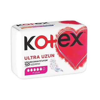 Kotex Ultra Absorbent Sanitary Pads for Women - Leak Proof, Comfortable, 7 Count Kotex Ultra Absorbent Sanitary Pads - Leak Proof & Comfortable sanitary pads, menstrual hygiene products, ultra absorbent sanitary pads, comfortable sanitary pads, leak proof sanitary pads, women's hygiene, feminine care, Kotex, period protection, hygiene products