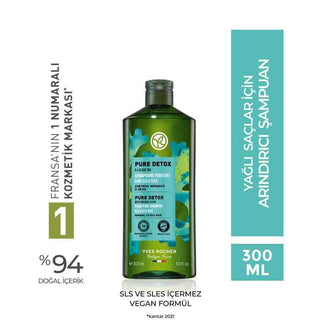 Pure Detox Purifying Shampoo for Oily Hair - Organic Seaweed, 48-Hour Cleansing Effect Pure Detox Shampoo for Oily Hair - 48hr Cleanse Purifying Shampoo, Oily Hair Care, Organic Hair Products, Detox Hair Shampoo, Natural Hair Cleanser, Organic Seaweed Shampoo, 48-Hour Cleansing Shampoo, Silky Hair, Light Hair, Shiny Hair, Hair Detox, Natural Hair Care, Organic Hair Care, Hair Cleansing, Anti-Pollution Hair Care