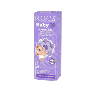ROCS Baby Toothpaste 35ml - Fluoride-Free, Linden Extract for 0-3 Years ROCS Baby Toothpaste - Safe & Gentle Oral Care Baby toothpaste, Fluoride-free toothpaste for infants, Natural baby oral care, Toothpaste for babies 0-3 years, Linden extract toothpaste for babies, Baby oral care products, Gentle toothpaste, Safe for infants, Teething relief, New baby essentials