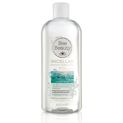 Bee Beauty Micellar Makeup Cleansing Water - Gentle, Effective Makeup Remover for All Skin Types, 400ml