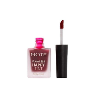 Note Flawless Happy Tint Liquid Lip and Cheek Tint - Multi-Use Makeup for Natural Look Note Flawless Happy Tint - Liquid Lip & Cheek Tint liquid lip and cheek tint, multi-use makeup, natural makeup look, easy makeup application, smudge-proof cosmetics, beauty products, cosmetics, makeup, Note Flawless Happy Tint, cheek tint, lip tint, natural look, effortless makeup, multi-use beauty products