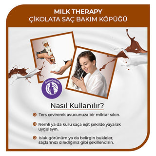 Morfose Milk Therapy Chocolate Hair Mousse: Revitalize Dry, Damaged Hair with Milk Protein & Amino Acids - Color Safe Volumizing Treatment Morfose Milk Therapy Chocolate Hair Mousse - Repair & Revitalize hair mousse, milk therapy mousse, chocolate hair mousse, hair repair mousse, dry hair treatment, damaged hair treatment, color safe hair mousse, hair volumizing mousse, hair protein treatment, amino acid hair treatment, hair care, hair styling, milk protein, amino acids, dry hair, damaged hair, color protec