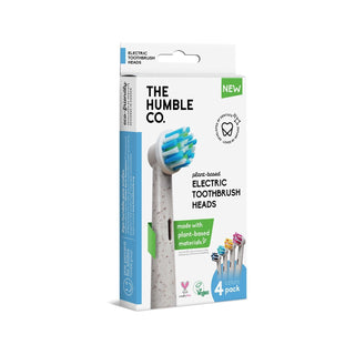 The Humble Co Plant-Based Electric Toothbrush Heads (4-Pack) - Eco-Friendly Oral Care The Humble Co Eco-Friendly Electric Toothbrush Heads (4-Pack) electric toothbrush heads, plant-based toothbrush heads, eco-friendly oral care, sustainable oral care, replacement toothbrush heads, The Humble Co, green oral care products, eco-conscious toothbrush accessories, sustainable toothbrush heads, environmentally friendly toothbrush heads, oral hygiene products, sustainable living products