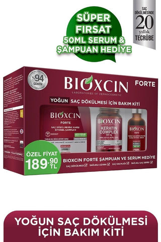 bioxin-forte-hair-care-kit-shampoo-serum-tablets, bioxin-forte-shampoo-300ml, bioxin-forte-serum-50ml, bioxin-forte-tablets-60pcs Bioxin Forte Hair Care Kit - Shampoo, Serum, Tablets | 300ml + 50ml + 60 Tablets Bioxin Forte Hair Care Kit - Shampoo, Serum, Tablets bioxin, hair-care, hair-loss-treatment, shampoo, serum, supplement, biocomplex-b11, herbal-products, ai-generated, keratin