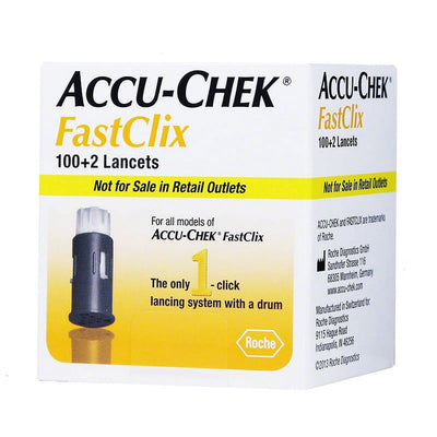 Accu-Chek Accu Chek Fastclix 100+2 Lancets