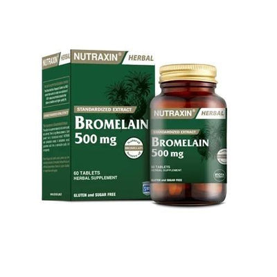 Nutraxin Bromelain 500 mg - Digestive Enzyme Supplement for Anti-Inflammatory Support