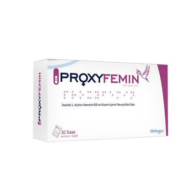 Proxyfemin Dietary Supplement - Inositol, L-Arginine, Coenzyme Q10 - 30 Sachets