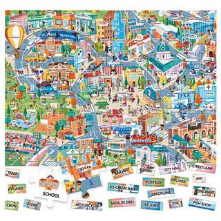 Headu Educational Puzzle for Children - English Vocabulary Learning Toy for Kids Aged 4-8 Headu Educational Puzzle for Kids - Learn English Vocabulary educational puzzle for children, English vocabulary learning toy, children's puzzle game, language learning tool for kids, puzzle for kids aged 4-8, learning toys for children, educational toys for kids, vocabulary building puzzle, English learning puzzle, kids puzzle
