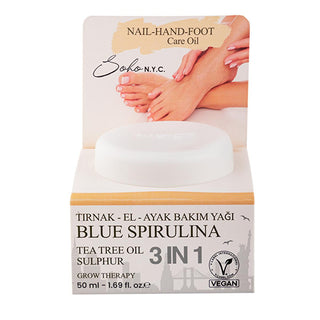 Soho N.Y.C. Spirulina Nail and Hand Care Oil - Nourishing, Dermatologically Tested, 1.69 fl oz Soho N.Y.C. Spirulina Nail Oil - Nourishing & Dermatologically Tested nail care oil, hand care oil, spirulina nail oil, dermatologically tested hand care, moisturizing nail treatment, nail nourishment, hand moisturizer, spirulina benefits, peppermint oil, nail health, hand care routine, beauty and personal care, cosmetic nail care