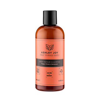 Ashley Joy Intensive Repair Shampoo: Strengthens, Moisturizes & Prevents Breakage - Rosemary & Plant-Based for Damaged, Weak Hair (13.53 fl oz) Ashley Joy Repair Shampoo: Strengthens & Moisturizes Damaged Hair repair shampoo, damaged hair shampoo, hair strengthening shampoo, hair breakage treatment, rosemary shampoo, moisturizing shampoo, sodium PCA shampoo, intensive hair repair, shampoo for weak hair, plant based shampoo, shampoo, hair care, hair treatment, hair breakage, weak hair, dry scalp, plant oils,