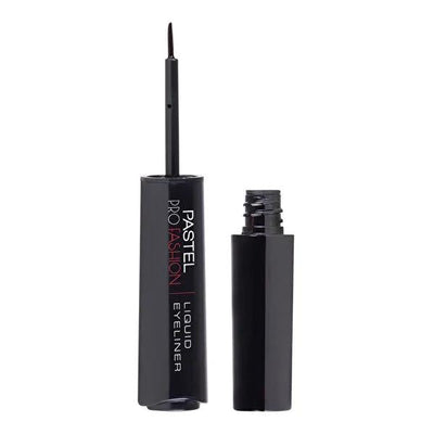 Pastel Liquid Eyeliner - Precise Black Eyeliner with Fine Brush Tip for Intense Look