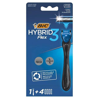 BIC Men's Razor with 3 Titanium Blades, Ergonomic Handle & Recyclable Packaging BIC Men's Razor with 3 Titanium Blades Razor, Shaving kit, Titanium blades, Ergonomic handle, Recyclable packaging, Men's grooming, Smooth shaving, Men's razor, Shaving experience, Comfortable shaving, Eco-friendly, Environmentally conscious, Personal care