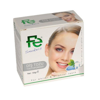 Fe Diş Tozu Smokers Tooth Powder for Smokers - 50g Teeth Whitening Oral Care Smokers Tooth Powder for Teeth Whitening teeth whitening for smokers, smokers tooth powder, oral care for smokers, nicotine stain remover, dental care for tobacco users, tooth powder, smokers oral care, teeth whitening, oral aesthetics, nicotine staining, tobacco users dental care