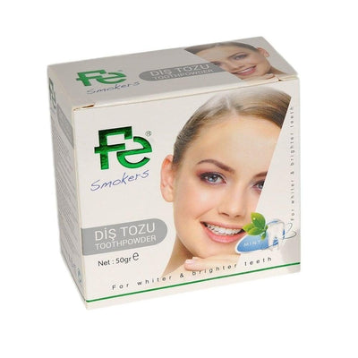 Fe Diş Tozu Fe Di_ Tozu Smokers Tooth Powder for Smokers - 50g Teeth Whitening Oral Care