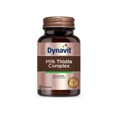 Dynavit Milk Thistle Complex Dietary Supplement for Liver Support - 60 Capsules