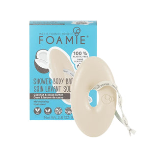 Foamie Shake Your Coconuts Body Wash Bar - Moisturizing Coconut Body Wash for Dry Skin, Natural Skincare, 80g Foamie Shake Your Coconuts Body Wash Bar - Moisturizing & Natural body wash bar, coconut body wash, moisturizing shower gel, natural skincare products, Foamie Shake Your Coconuts, skincare routine, coconut skincare, nourishing body wash, dry skin relief, sensitive skin friendly, natural body wash, shower essentials, gift ideas for her