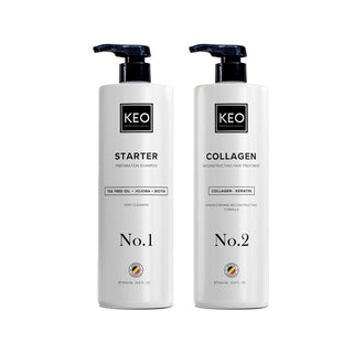 Keo Collagen Hair Care Set - Repair & Nourish Damaged Hair with Collagen-Based Formula Keo Collagen Hair Care Set - Repair Damaged Hair Collagen hair care, Hair repair set, Nourishing hair products, Keo Collagen, Hair rejuvenation treatment, Hair care products with collagen, Damaged hair repair, Dry hair nourishment, Hair care set, Collagen-based hair care, Hair health products