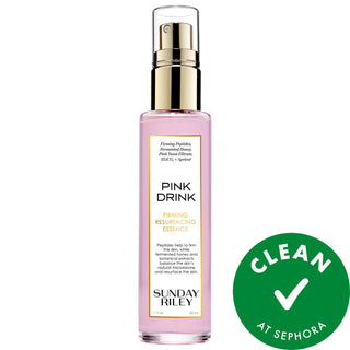 Drunk Elephant Pink Drink Firming Resurfacing Peptide Face Mist - Anti-Aging, Hydrating, Clean Skincare Drunk Elephant Pink Drink Face Mist - Firming & Anti-Aging face mist, peptide face mist, firming face mist, resurfacing face mist, clean skincare, cruelty-free skincare, gluten-free skincare, anti-aging, hydrating, Drunk Elephant, skincare, beauty, cosmetics, fine lines and wrinkles, redness, loss of firmness and elasticity