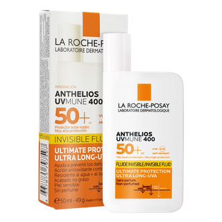 La Roche Posay Anthelios UVMUNE 400 Invisible Fluid Sunscreen SPF50+ - Lightweight, Water-Resistant Protection