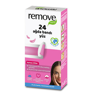 Remove Care Facial Wax Strips for Sensitive Skin - Easy Hair Removal, Long-Lasting Smoothness Remove Care Facial Wax Strips - Easy Hair Removal for Sensitive Skin facial wax strips, sensitive skin hair removal, easy hair removal, long-lasting hair removal, dermatologically tested wax strips, wax strips for face, hair removal for women, smooth skin, beauty products, skincare, personal care