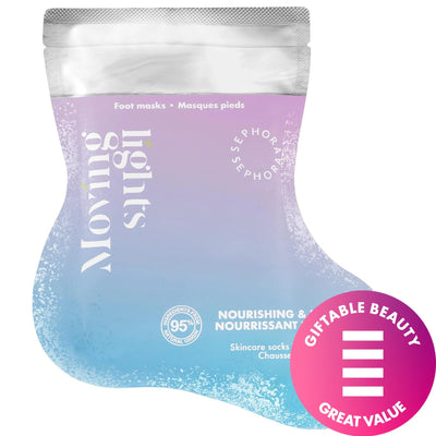 Sephora Collection Nourishing & Repairing Foot Mask - Intensive Dry Feet Treatment, Natural Coconut Foot Spa, Holiday Gi
