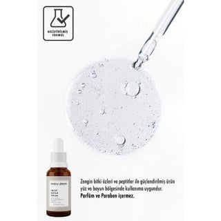 maruderm night repair serum 30 ml bottle, close-up of maruderm night repair serum application, maruderm night repair serum displayed with ingredients Maruderm Night Repair Serum - Skin Renewal Formula | 30 ml Maruderm Night Repair Serum - Skin Renewal Formula | 30 ml maruderm, night-repair-serum, skin-renewal, skincare, anti-aging, moisturizing, hyaluronic-acid, retinol, vitamin-e, ai-generated