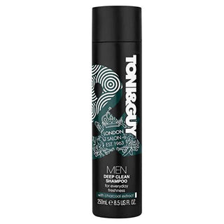 Toni&Guy Clarifying Shampoo for Men: Deep Cleansing, Removes Build-Up & Oil - Refresh Your Scalp Toni&Guy Men's Shampoo: Deep Clean & Oil Control men's shampoo, clarifying shampoo men, deep cleansing shampoo men, shampoo for oily hair men, styling product build-up remover shampoo, Toni&Guy shampoo men, men's hair care, purifying shampoo for men, shampoo for men, hair care, oily hair, build-up remover, deep cleanse, scalp cleanse, Toni and Guy, shampoo, hair washing, men, male grooming