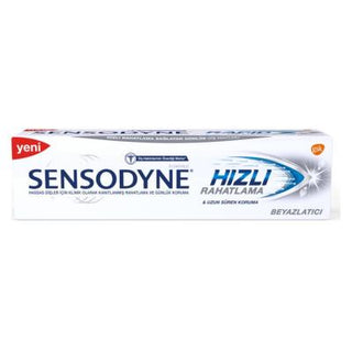 Sensodyne Rapid Relief Whitening Toothpaste - Fast Sensitivity Relief & Stain Prevention for Sensitive Teeth Sensodyne Rapid Relief: Fast Sensitivity Relief & Whitening Sensodyne toothpaste, Rapid relief toothpaste, Toothpaste for sensitive teeth, Teeth whitening toothpaste, Dentin hypersensitivity toothpaste, Toothpaste for stain prevention, Fast acting sensitive toothpaste, Toothpaste for sensitive gums, Teeth whitening for sensitive teeth, Toothpaste rapid relief whitening, sensitive teeth, teeth whiteni