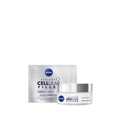 Nivea Hyaluron Cellular Firming Day Cream with SPF15 - Anti-Aging, Moisturizing, 1.69 fl oz