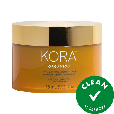 Turmeric Invigorating Body Scrub by CLEAN at Sephora - Natural Exfoliant for Softer, Brighter Skin