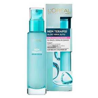 L'Oréal Paris Hydrating Serum - Aloe Vera Face Serum for Sensitive Skin, 2.37 fl oz L'Oréal Paris Aloe Vera Hydrating Serum for Sensitive Skin Aloe Vera Face Serum, Hyaluronic Acid Skincare, Moisturizing Serum for Sensitive Skin, L'Oréal Paris Hydrating Serum, Water-based Skincare, Hydrating Face Serum, Sensitive Skin Care, Skincare Routine, Natural Skincare, Anti-Aging Serum, Face Moisturizer, Skincare Essentials