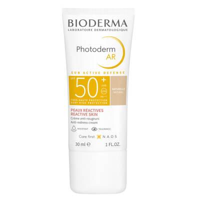 Bioderma Photoderm AR SPF50+ Colored Sunscreen Cream - High Protection, Anti-Redness, Hypoallergenic