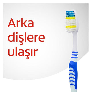 Colgate Extra Clean Manual Toothbrush - Effective Oral Hygiene for Back Teeth, Soft Tongue Cleaner, and Hard-to-Reach Areas - Dental Care Essentials Colgate Extra Clean Toothbrush - Effective Oral Hygiene Manual Toothbrush, Oral Hygiene, Colgate Toothbrush, Extra Clean Toothbrush, Dental Care, Oral Care, Toothbrush, Dentist Recommended, Plaque Removal, Fresh Breath, Healthy Smile, Daily Oral Hygiene, Travel Toothbrush, Sensitive Teeth, Sensitive Gums